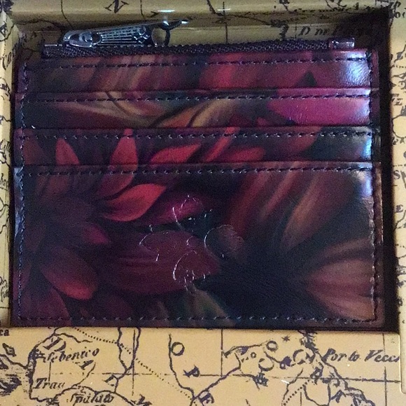 NEW🌹Patricia Nash Card Holder & FOB rustic mums - Picture 9 of 11